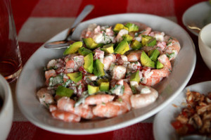 Grilled Shrimp and Potato Salad