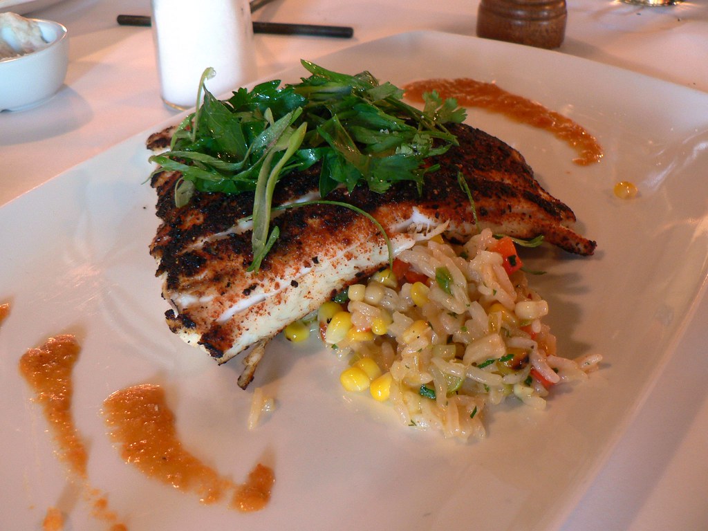 grilled blackened fish
